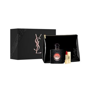 Black Opium + Mini Rouge Pur Couture lipstick + Leather Pouch Gift Set - YSL Beauty