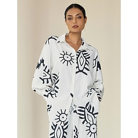 Abstract Art White Raglansleeve Shirts