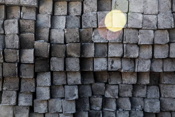 Front and side view of concrete pole pile a