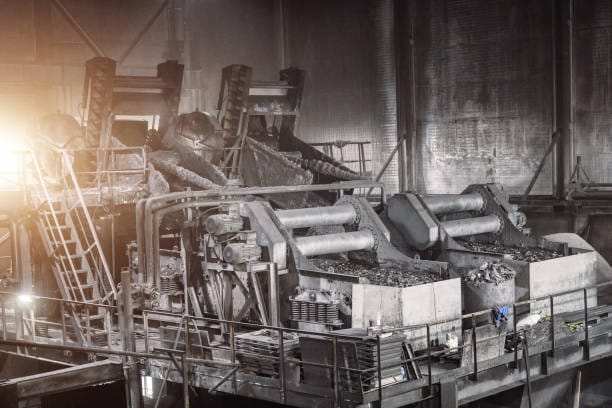 Coal beneficiation plant. Screening equipment.